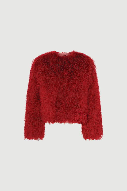 Envelope1976 All Night jacket short - Shearling Jacket Red