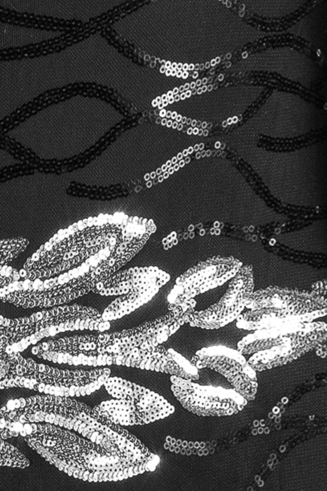 Envelope1976 Backstage top - Leftover fabric Blouse Black / Silver