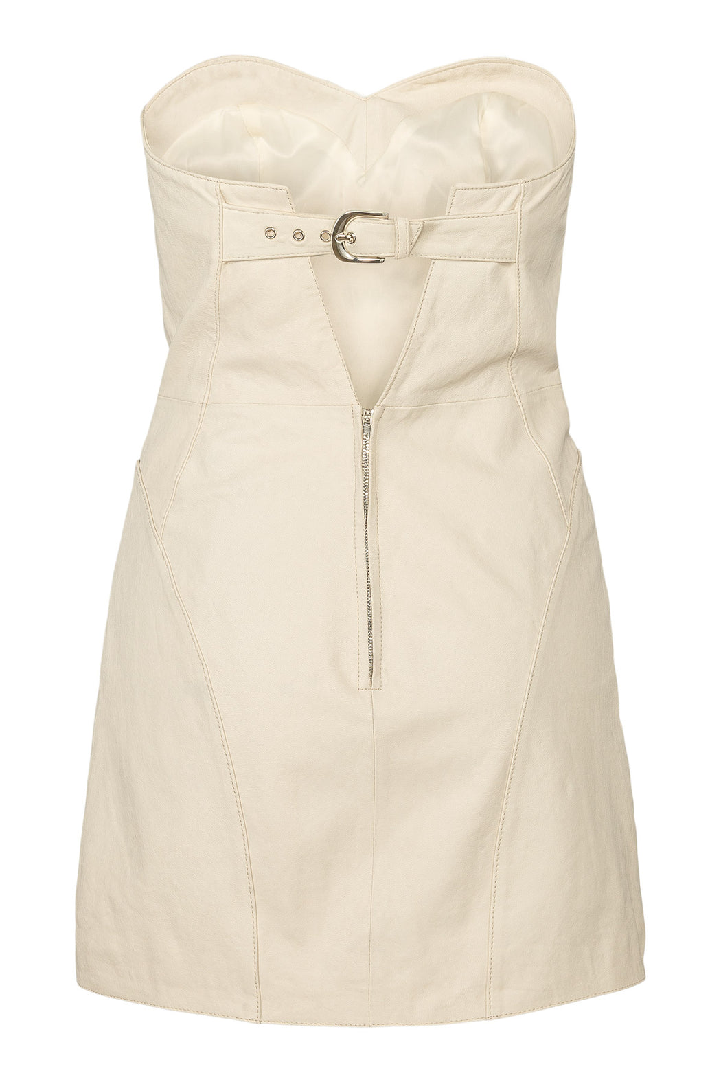 Envelope1976 Beverly dress - Leather Dress Cream