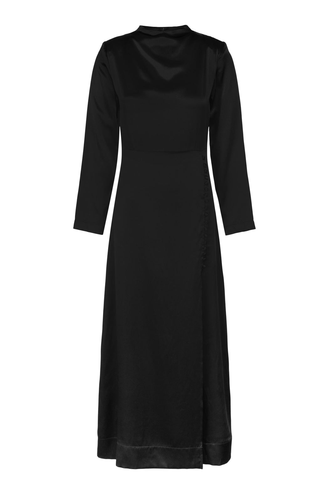 Envelope1976 Campania dress - Satin silk Dress Black
