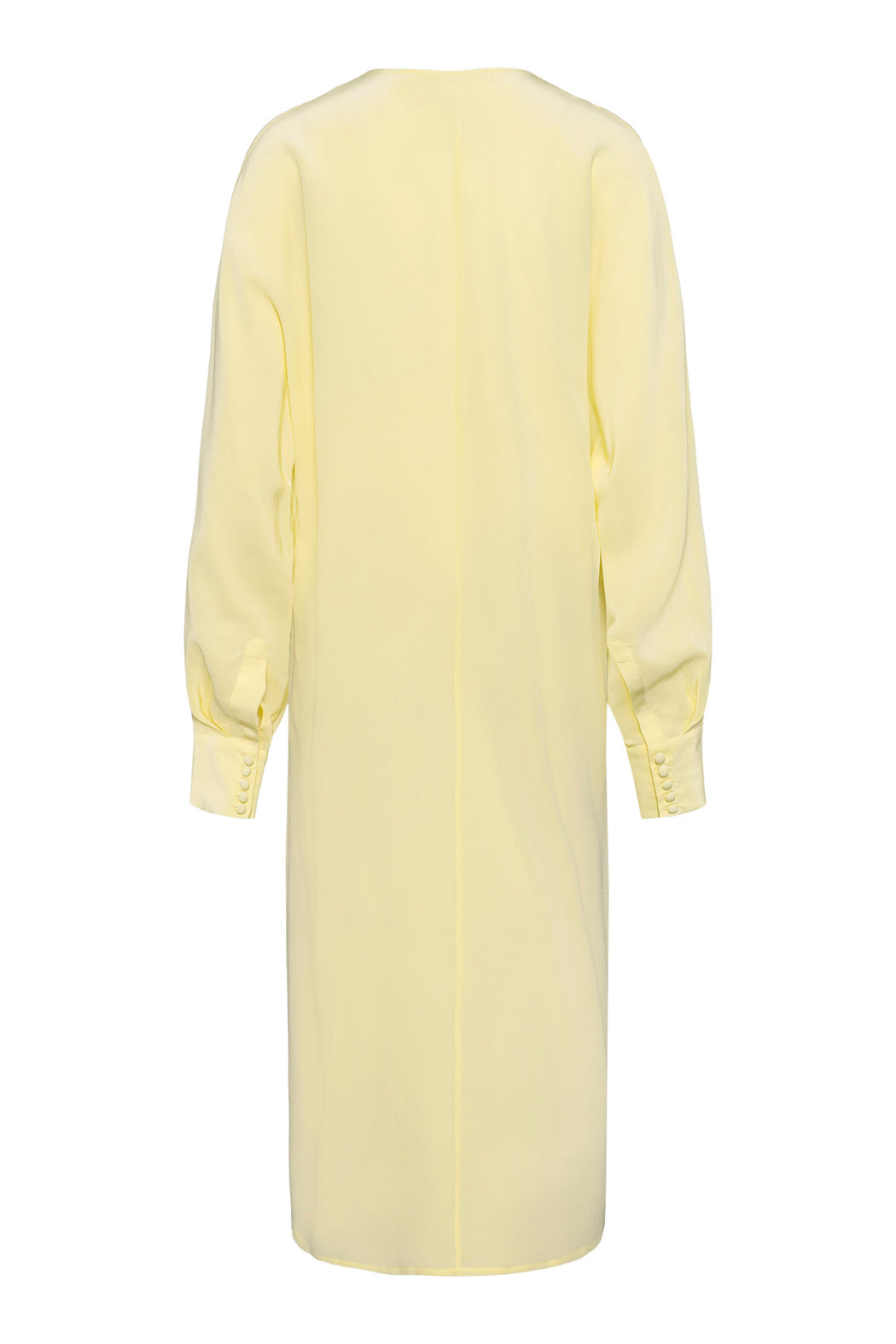 Envelope1976 Cannes dress - CDC silk Dress Light yellow