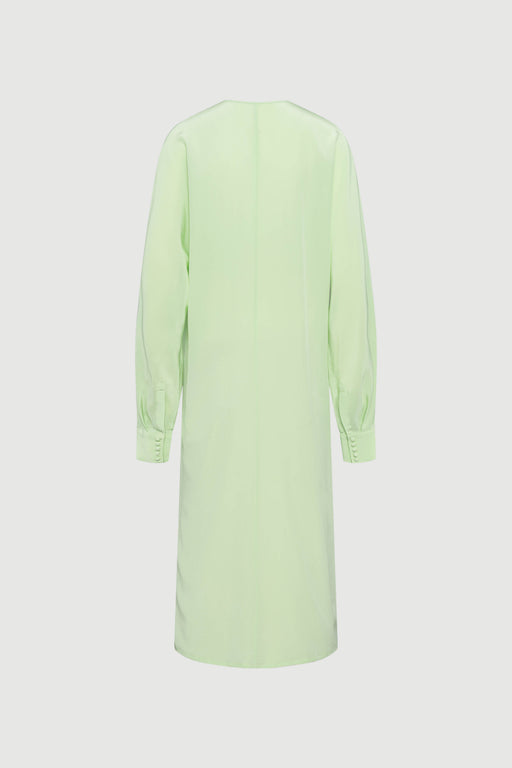 Envelope1976 Cannes dress - CDC silk Dress Green ash