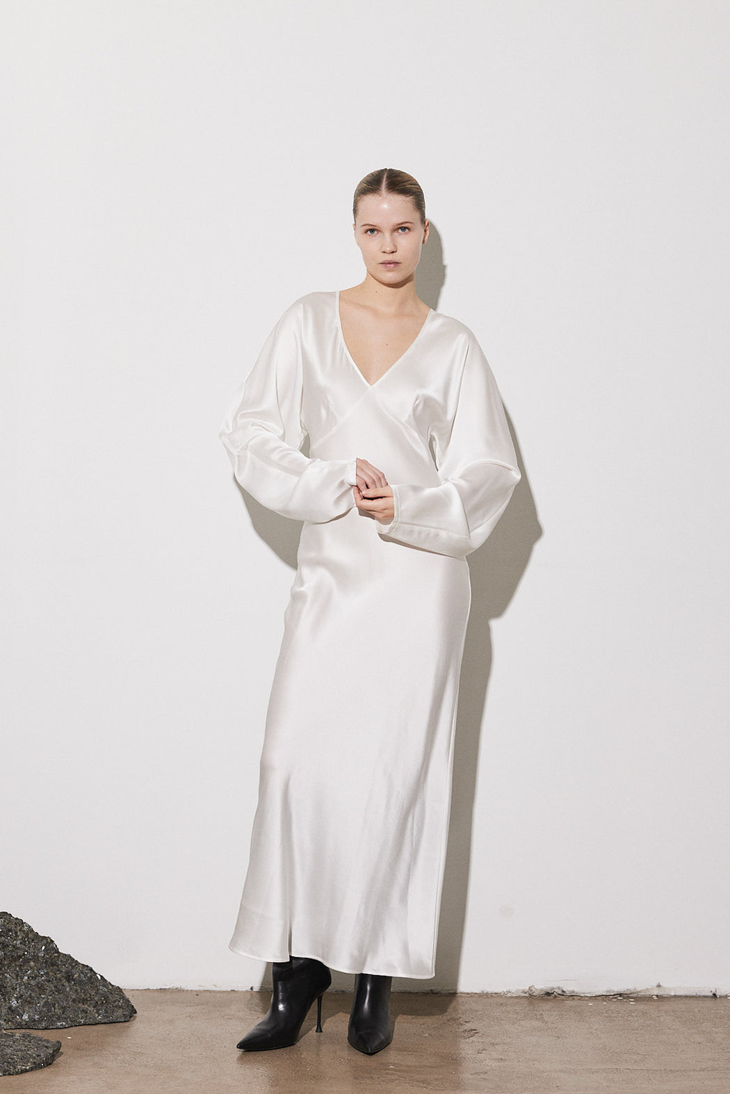 Envelope1976 Carlo dress - Silk Dress White