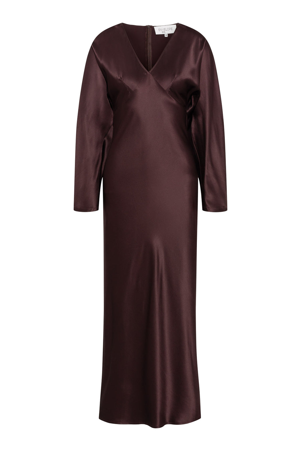 Envelope1976 Carlo dress - Silk Dress Aubergine