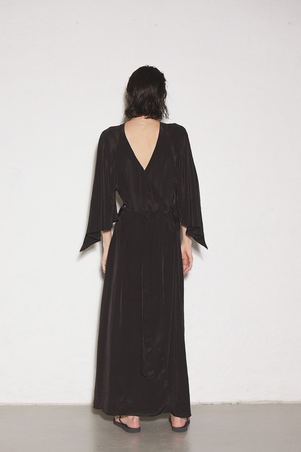 Envelope1976 Cote d'Azur dress - Modal & silk Dress Black