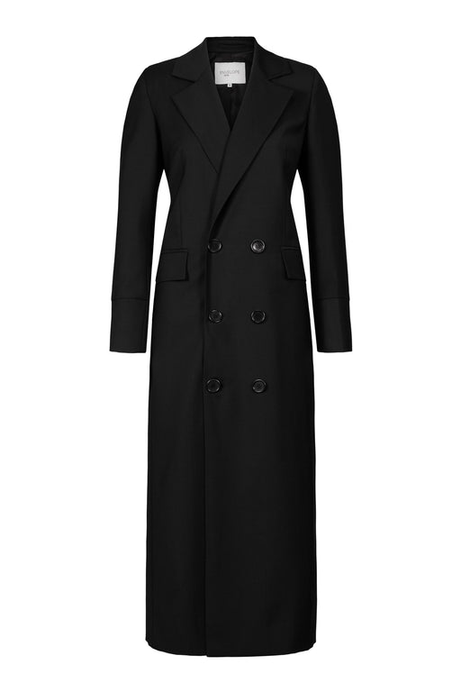 Envelope1976 Gala coat - Wool Coat Black