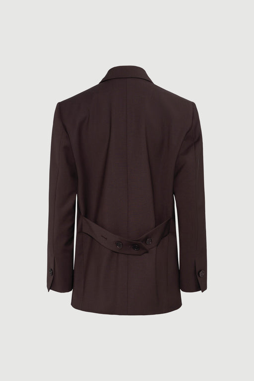 Envelope1976 Girona blazer - Wool Blazer Aubergine