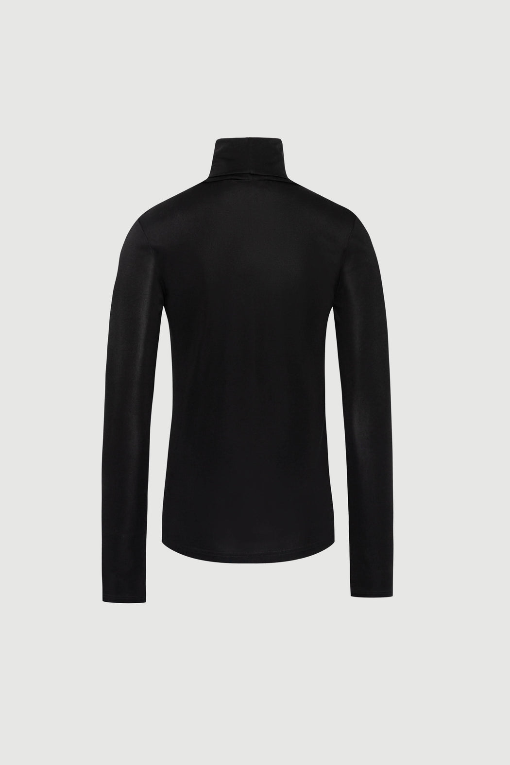 Envelope1976 Heart turtleneck - Viscose & Silk Top Black