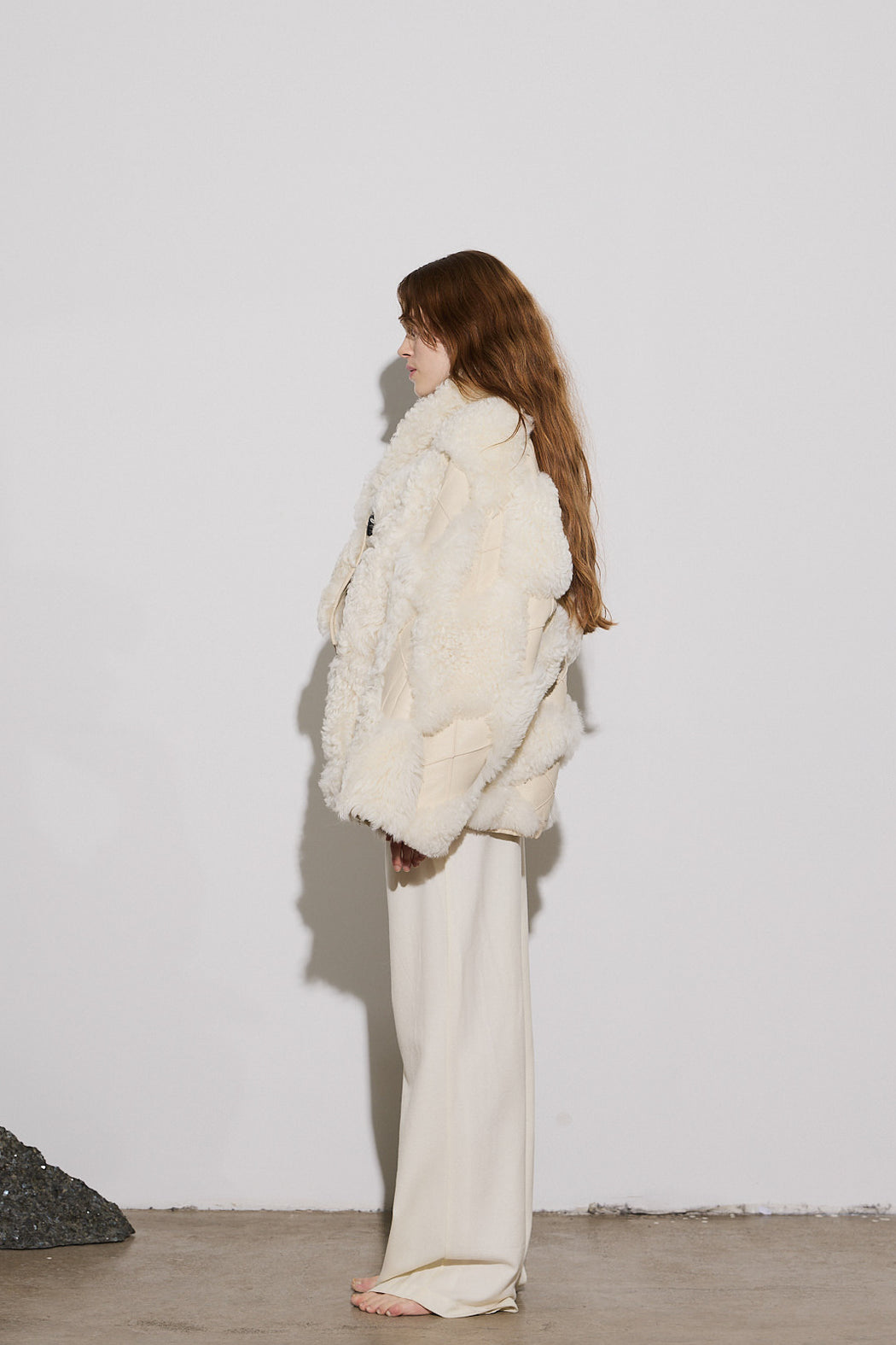 Envelope1976 Iceland jacket - Shearling Jacket Ivory