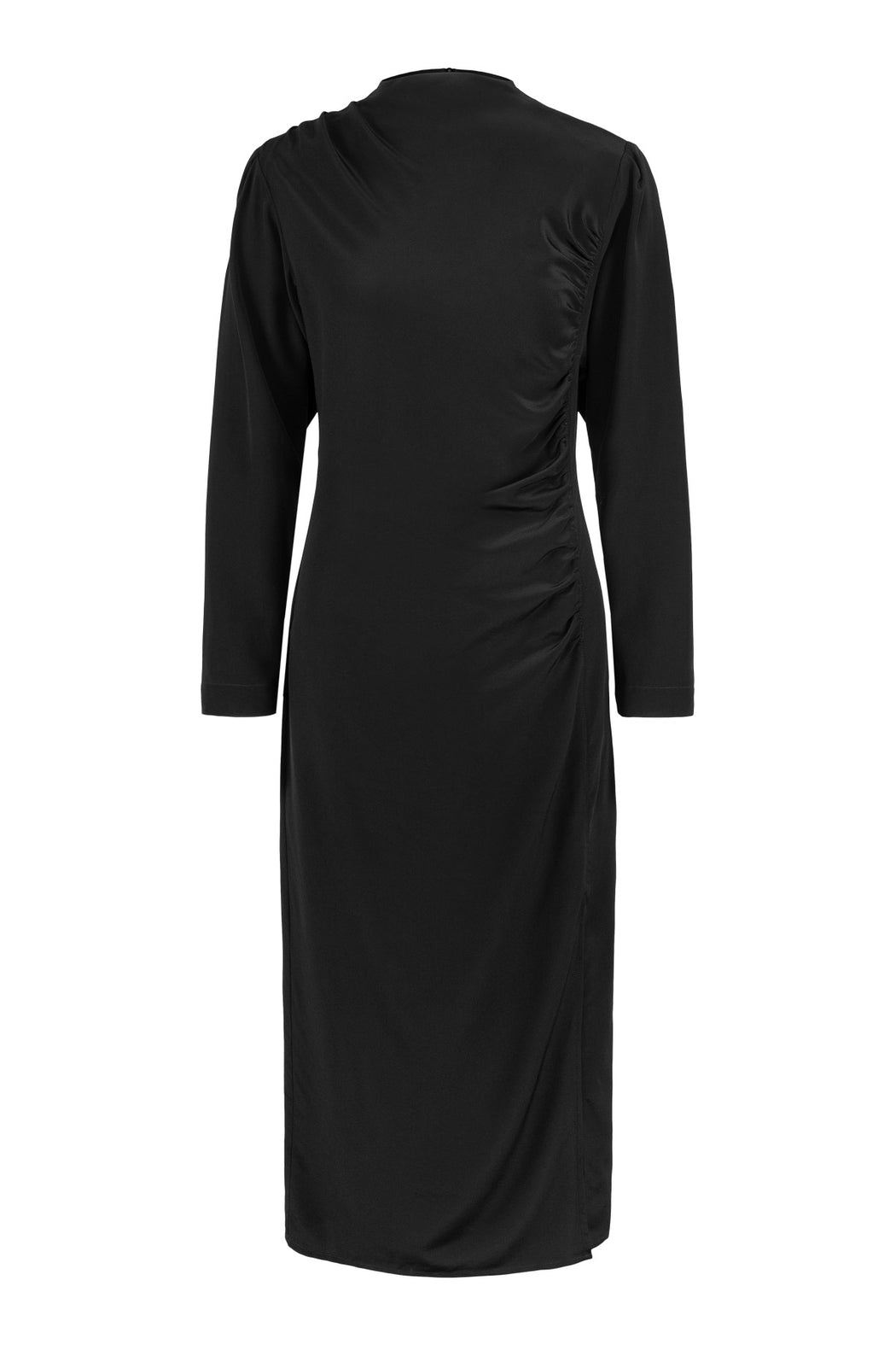 Envelope1976 Jet dress long - CDC Silk Dress Black
