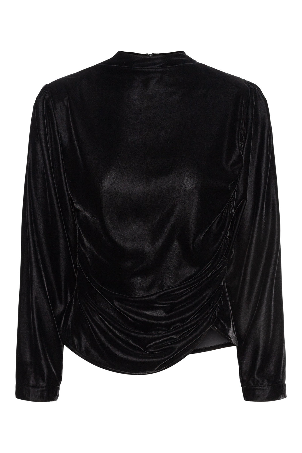 Envelope1976 Jet top velvet - Viscose Top Black