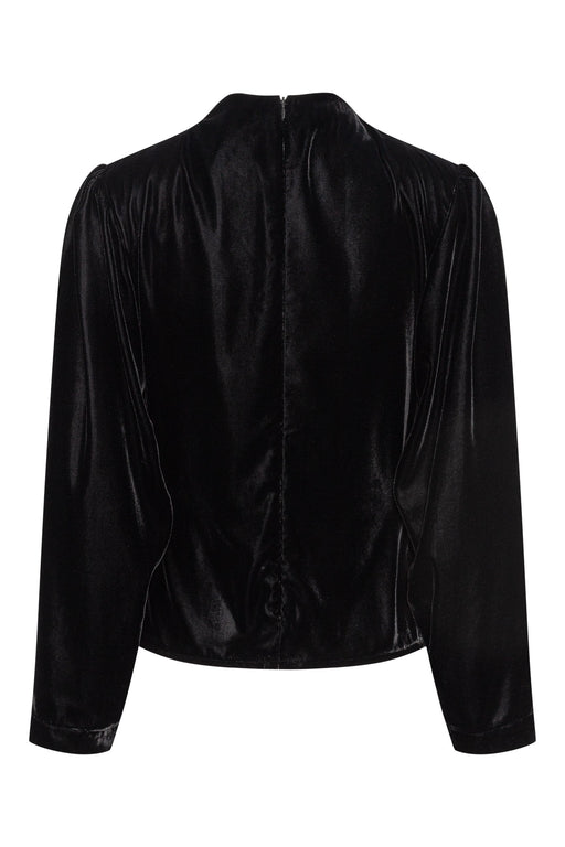 Envelope1976 Jet top velvet - Viscose Top Black