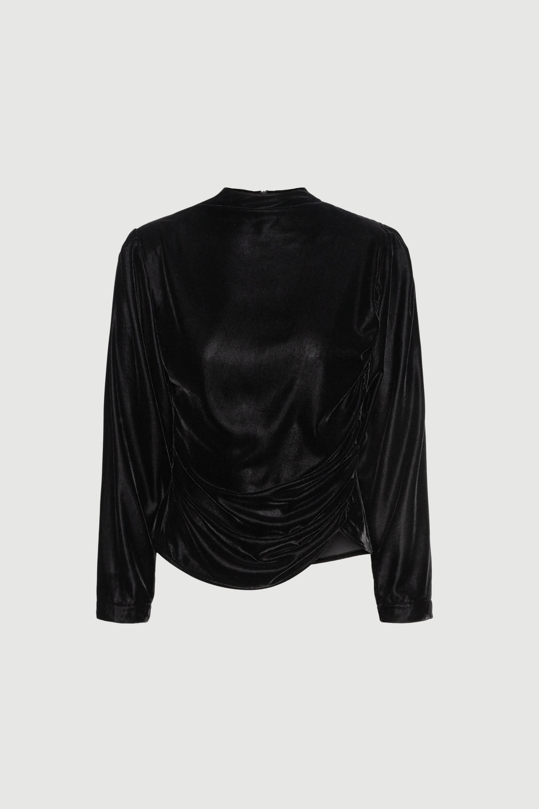 Envelope1976 Jet top velvet - Viscose Top Black