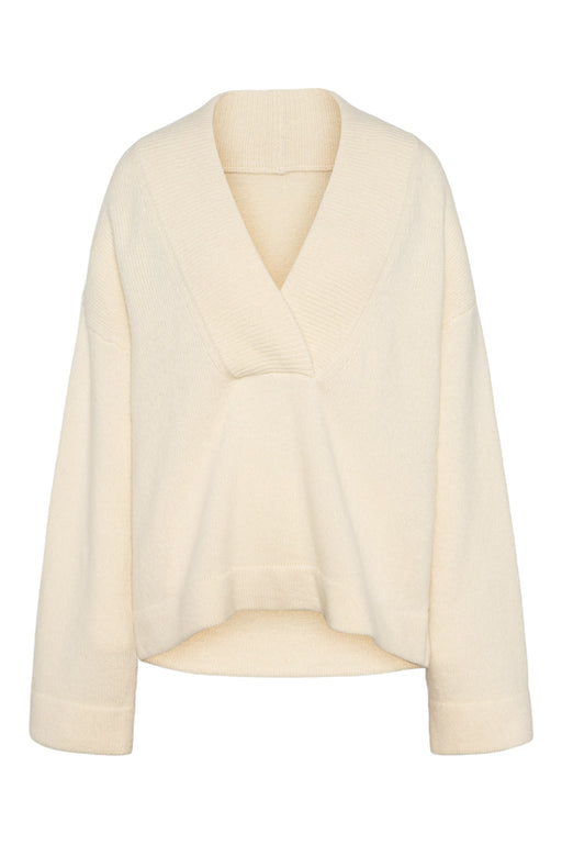 Envelope1976 Journey knit - Wool & Cotton Sweater Cream