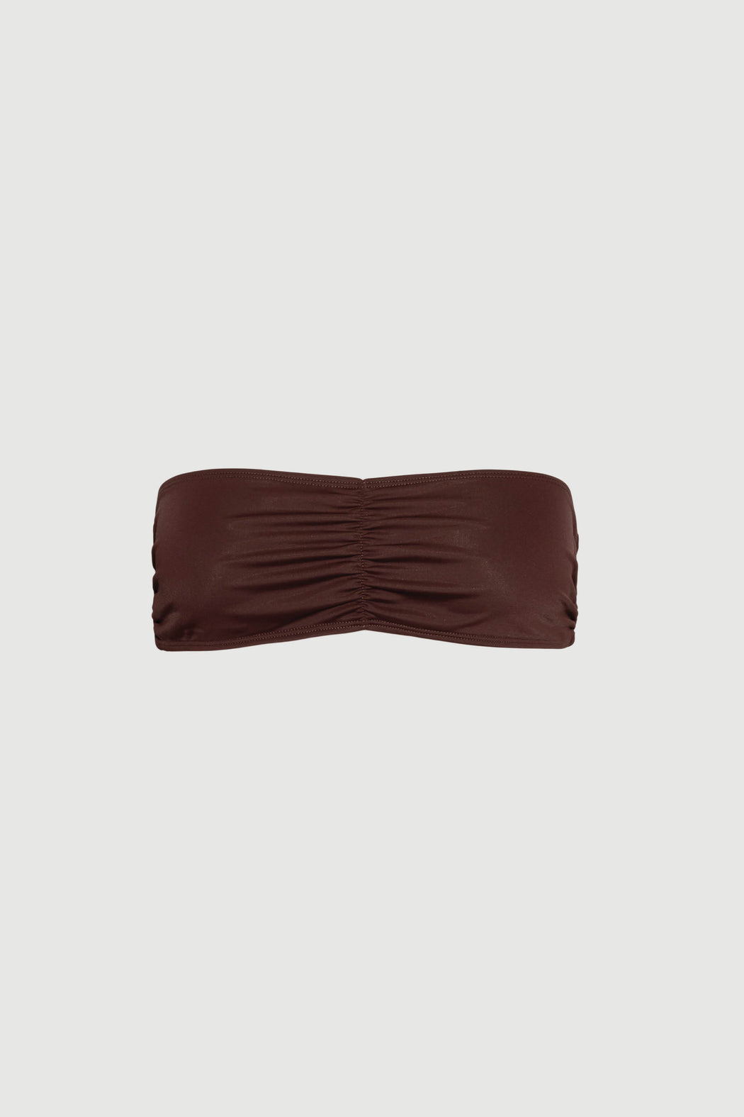 Envelope1976 Kuta bikini top - Recycled polyamide Bikini Dark coffee