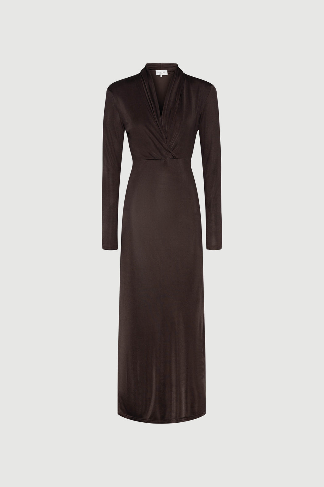 Envelope1976 Midnight dress - Viscose & Silk Dress Brown