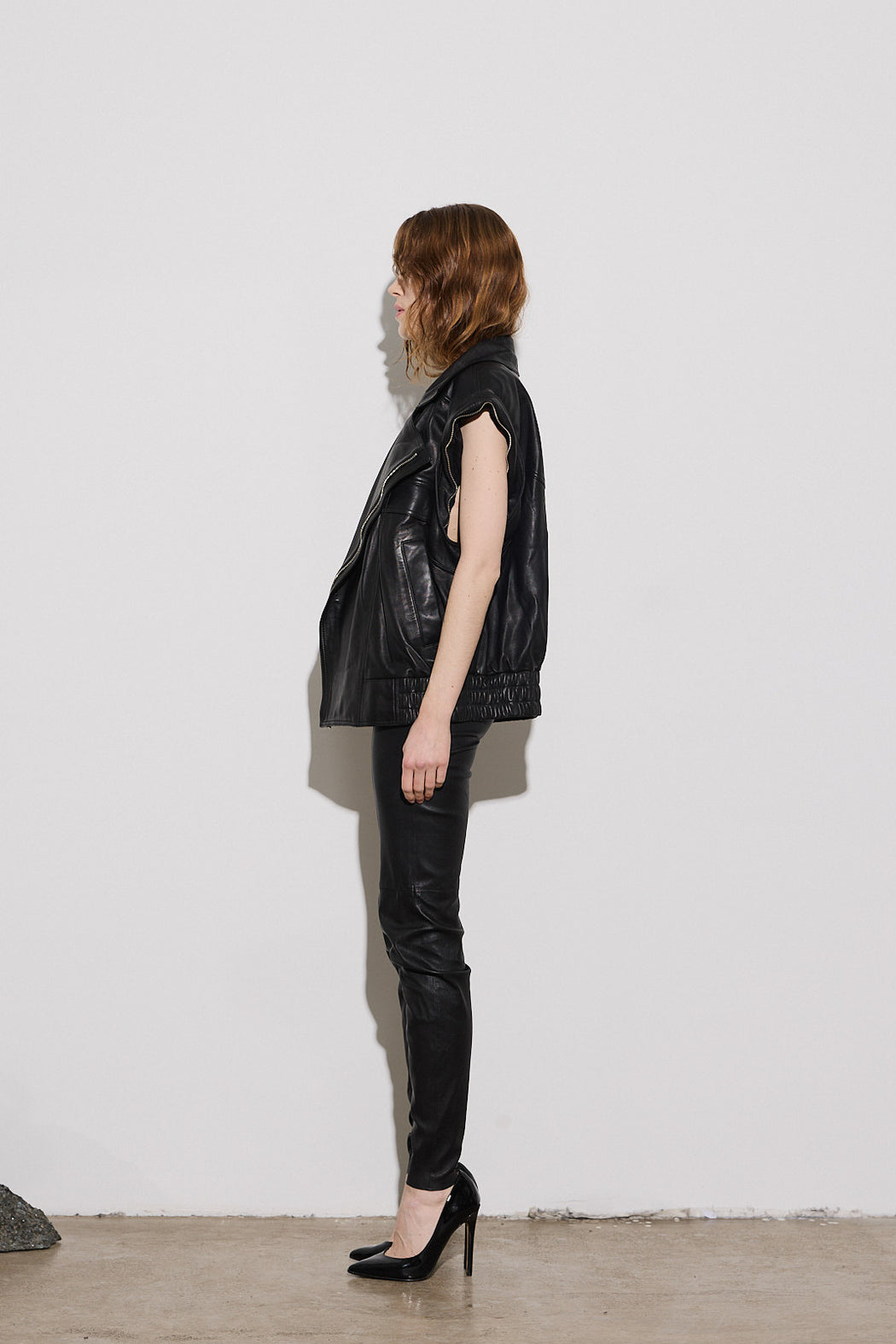 Envelope1976 Olivia pant - Leather Pants Black