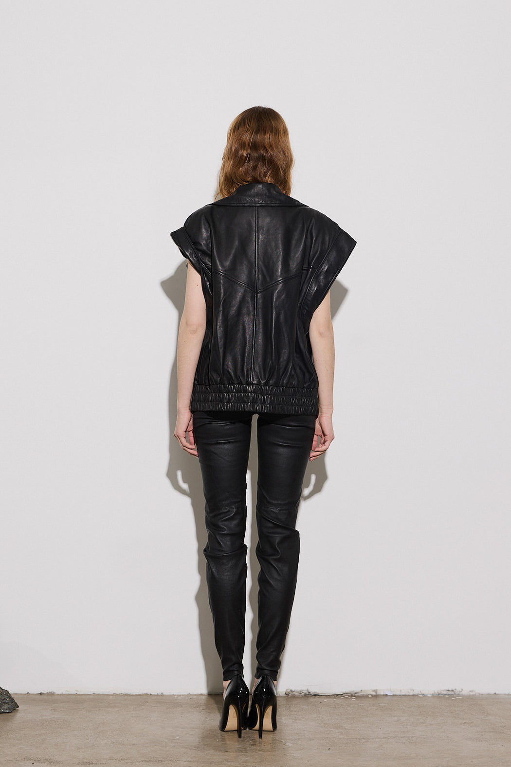 Envelope1976 Olivia pant - Leather Pants Black