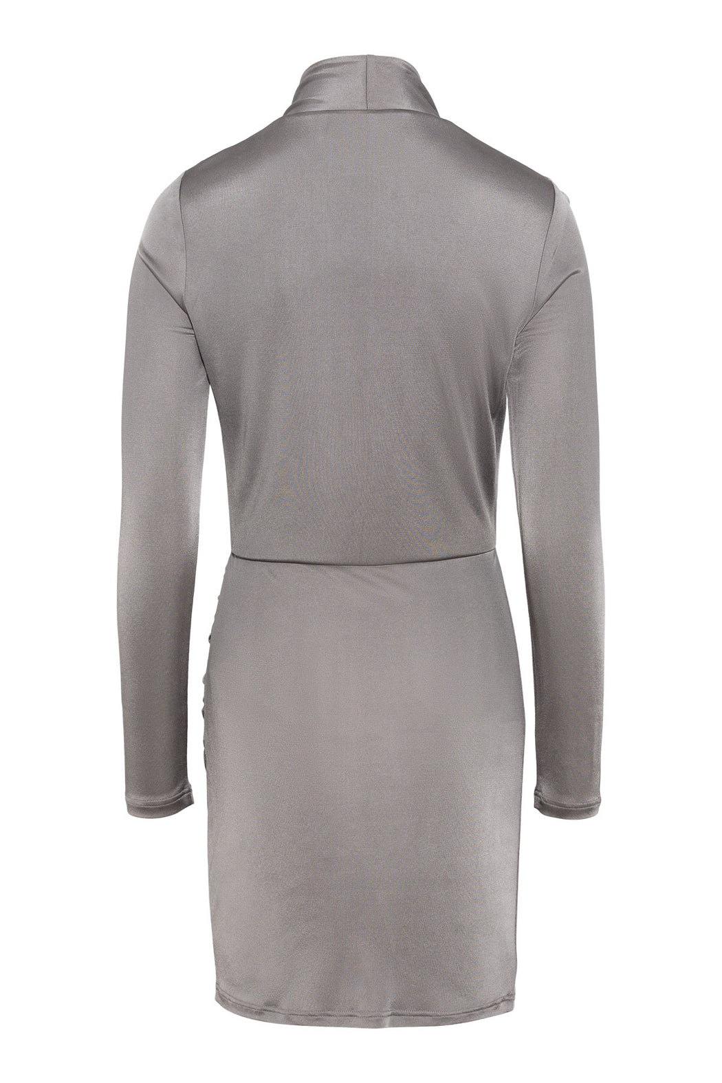 Envelope1976 Opening dress short - Viscose & Silk Dress Grey