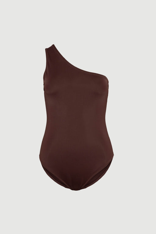 Envelope1976 Paros swimsuit - Recycled polyamide Swimsuit Dark coffee