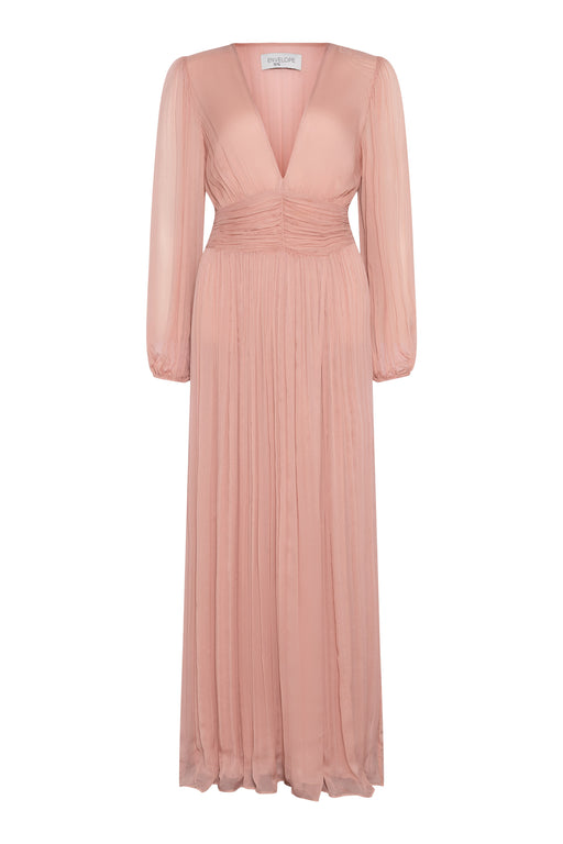 Envelope1976 Riviera dress - Viscose Dress Dusty pink