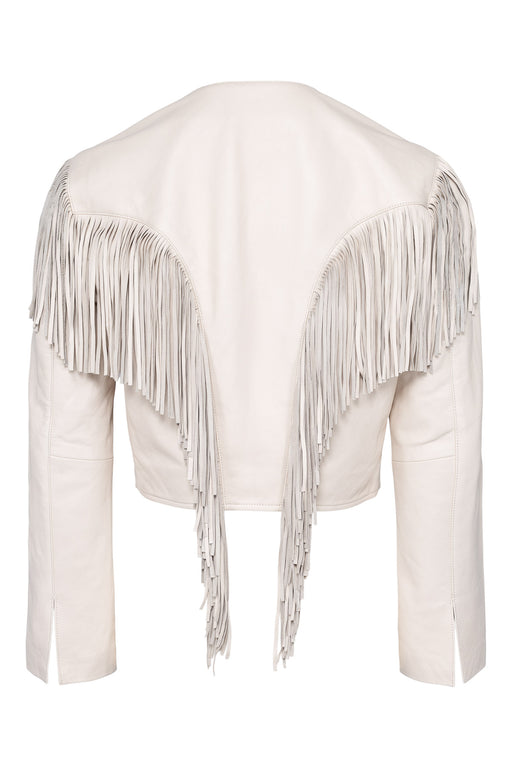 Envelope1976 Rodeo jacket - Leather Jacket Cream