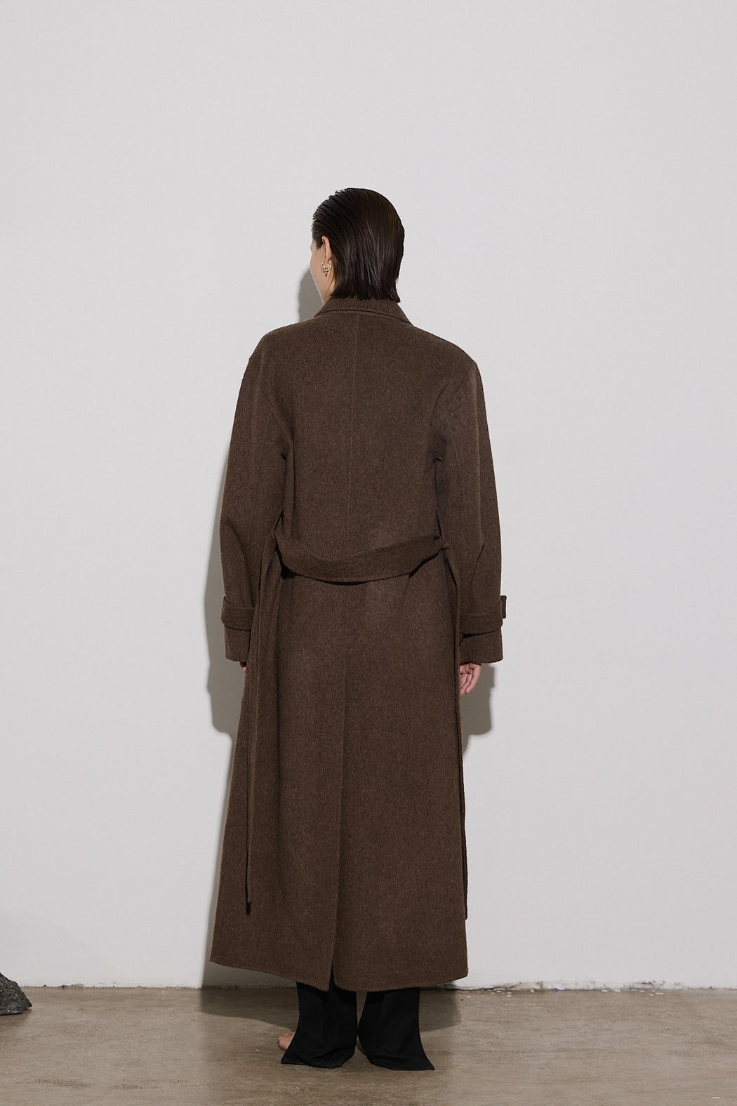 Envelope1976 Saville coat - Wool Coat Brown melange