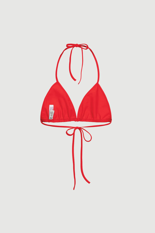 Envelope1976 Sea bikini top - Recycled polyamide Bikini Poppy red