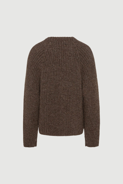 Envelope1976 Seoul knit - Alpaca, Cotton & Merino Sweater Brown