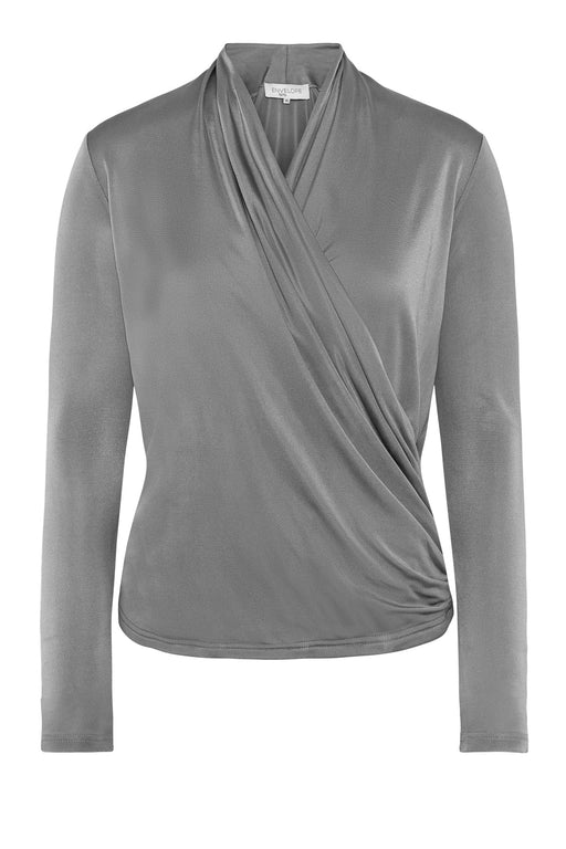 Envelope1976 Soda top - Viscose & Silk Top Grey