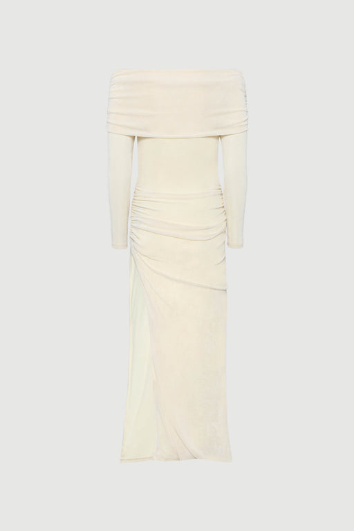 Envelope1976 Turn up dress - Viscose Dress Cream