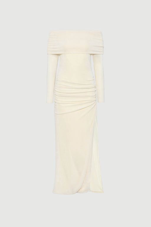 Envelope1976 Turn up dress - Viscose Dress Cream