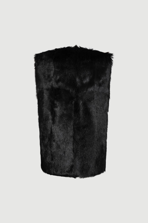 Envelope1976 Ustetind vest - Goat shearling Vest Black