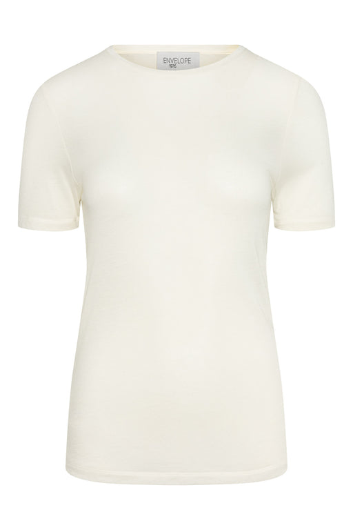 Envelope1976 Vidda T-shirt - Tencel, Silk & Cashmere T-shirt Cream