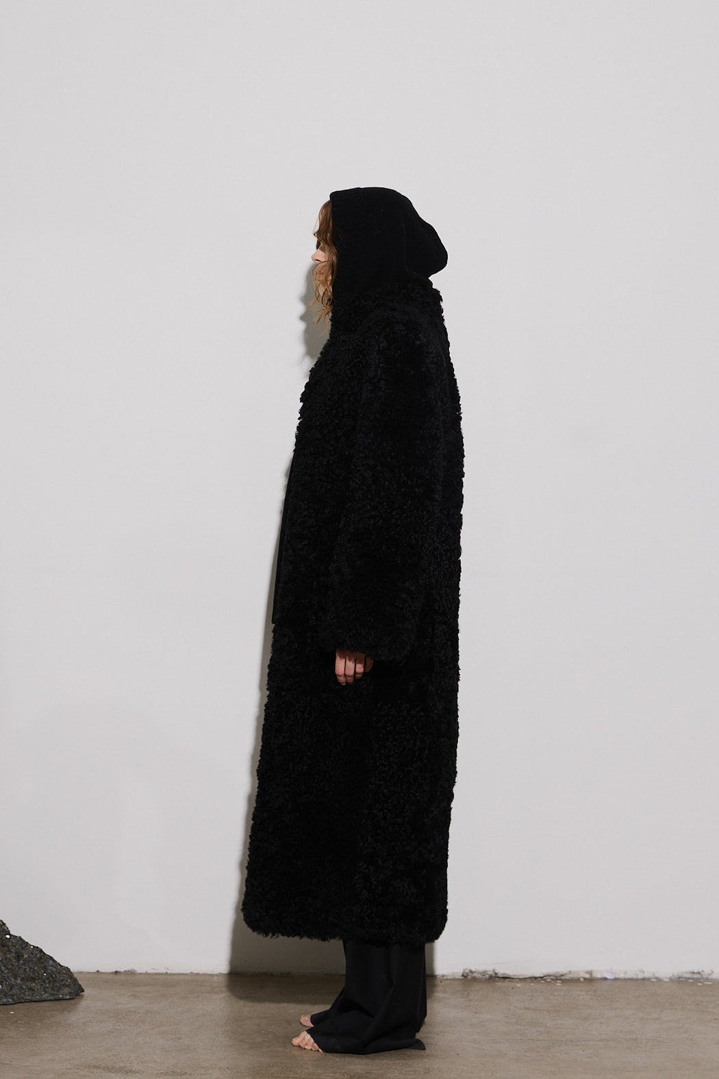 Envelope1976 Vinje coat - Shearling Coat Black