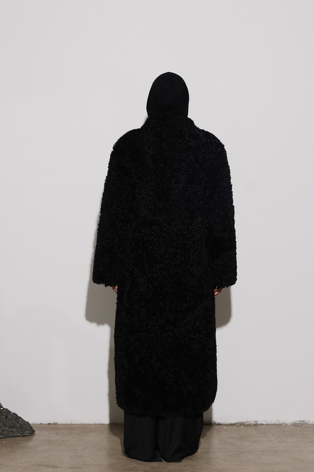 Envelope1976 Vinje coat - Shearling Coat Black