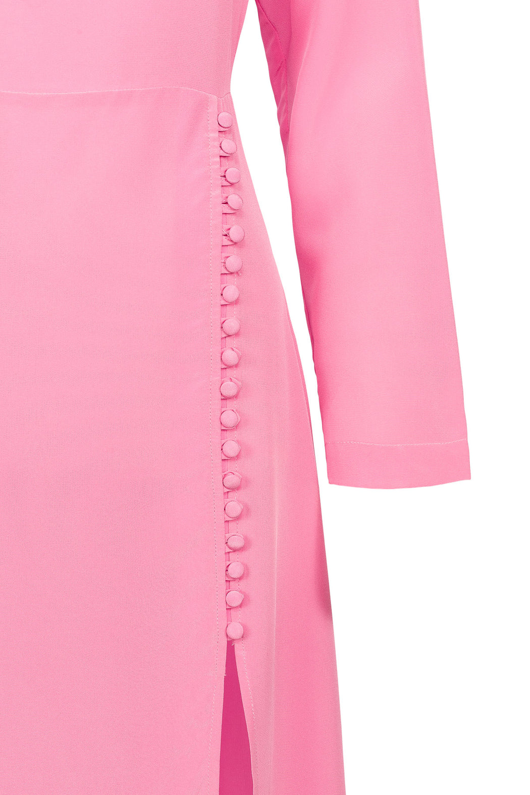Envelope1976 Campania dress, silk CDC, Pink Dress Pink
